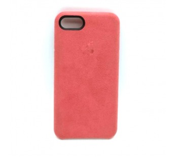 Чехол iPhone 7/8/SE (2020) Alcantara Case в упаковке Красная Ягода#401287