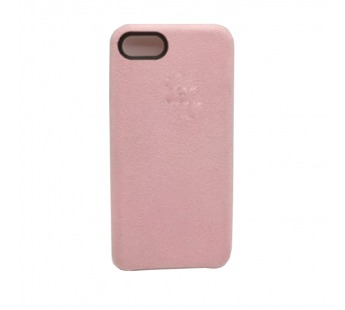 Чехол iPhone 7/8/SE (2020) Alcantara Case в упаковке Розовый#401288