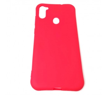 Чехол Samsung A11/M11 (2020) Силикон Slim полоса Красный#412356