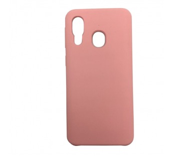 Чехол Samsung A40 Silicone Case №17 в упаковке Светло-Розовый#1751809