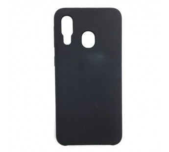 Чехол Samsung A40 Silicone Case №3 в упаковке Черный#1626660