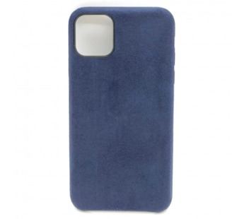 Чехол iPhone 11 Pro Alcantara Case в упаковке Синий#404108