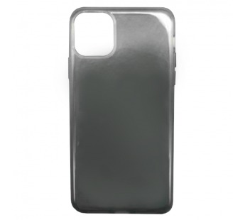 Чехол iPhone 11 Pro силикон прозрачный-черный 1.0mm#417042