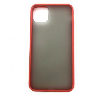 Чехол iPhone 11 Pro Max Противоударный Матовый Красный#1469551