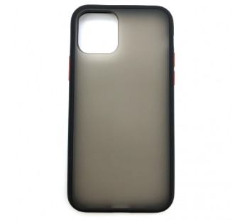 Чехол iPhone 11 Pro Max Противоударный Матовый Черный#1469549