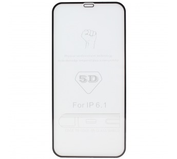 Защитное стекло Full Screen - 3D Flat для Apple iPhone 12/iPhone 12 Pro (black) (тех.уп.)#390209