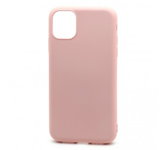 Чехол-накладка Silicone Case NEW ERA для Apple iPhone 11 светло розовый#390280