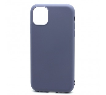 Чехол-накладка Silicone Case NEW ERA для Apple iPhone 11 серый#390285