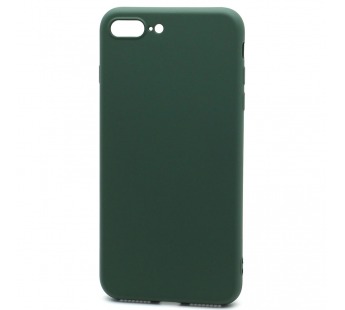 Чехол-накладка Silicone Case NEW ERA для Apple iPhone 7/8 Plus темно зеленый#390307