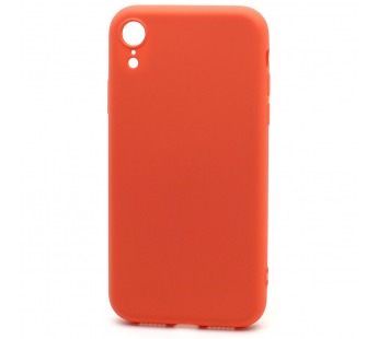 Чехол-накладка Silicone Case NEW ERA для Apple iPhone XR оранжевый#390331