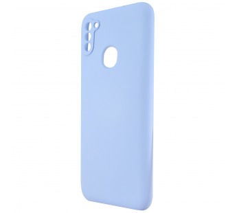 Чехол-накладка Silicone Case NEW ERA для Samsung Galaxy A11/M11 голубой#393745
