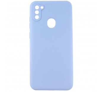 Чехол-накладка Silicone Case NEW ERA для Samsung Galaxy A11/M11 голубой#393744
