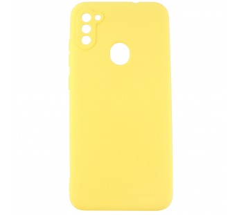 Чехол-накладка Silicone Case NEW ERA для Samsung Galaxy A11/M11 жёлтый#393743