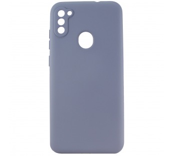 Чехол-накладка Silicone Case NEW ERA для Samsung Galaxy A11/M11 серый#393738
