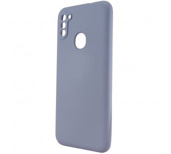 Чехол-накладка Silicone Case NEW ERA для Samsung Galaxy A11/M11 серый#393737