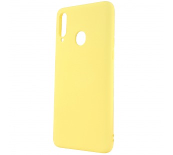 Чехол-накладка Silicone Case NEW ERA для Samsung Galaxy A20S жёлтый#393782