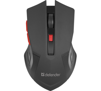 Мышь беспроводная DEFENDER Accura MM-275, красная#2135529