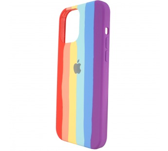 Чехол-накладка - Soft Touch для Apple iPhone 12 Pro Max (rainbow)#392514