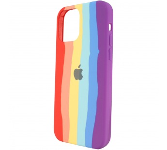 Чехол-накладка - Soft Touch для Apple iPhone 12/iPhone 12 Pro (rainbow)#392511