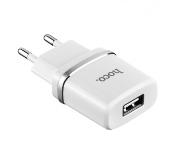 Адаптер Сетевой Hoco C11 + кабель микро USB белый#392212