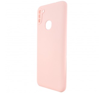 Чехол-накладка Silicone Case NEW ERA для Samsung Galaxy A11/M11 светло розовый#393249