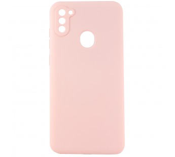 Чехол-накладка Silicone Case NEW ERA для Samsung Galaxy A11/M11 светло розовый#393248