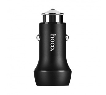 Адаптер Автомобильный HOCO Z7 Kingkong 2 USB (черный)#394567