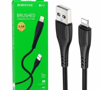 Кабель USB - Lightning BOROFONE BX37 (черный) 1м#394974