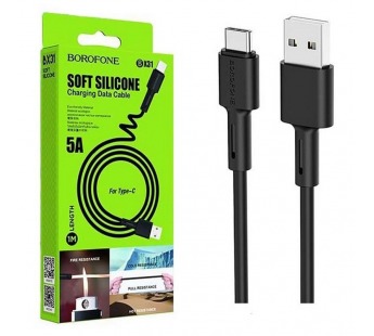 Кабель USB - TypeC BOROFONE BX31 (черный) 1м#2054157