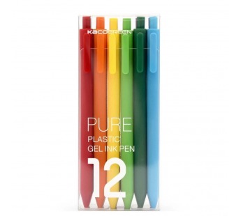 Набор гелевых ручек Xiaomi KACO Pure (12 штук)#400719
