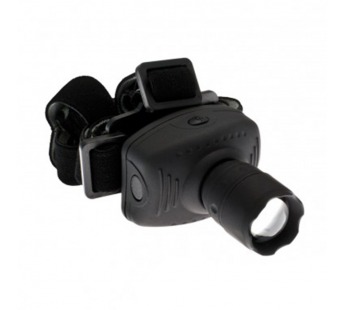 Фонарь КОСМОС светодиодный H3W-LED налобный, LED 1*3W, регулируемый фокус, 3*ААА (1/25/100)#396514