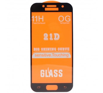 Защитное стекло 21D Samsung A3 2017 (тех. пак)#396544