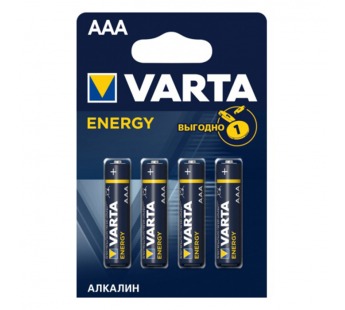 Элемент питания VARTA LR03 ENERGY (4 бл) (40/200)#396563