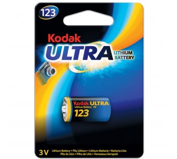 Элемент питания KODAK MAX CR 123 (K123LA) (6/12/5760)#396551