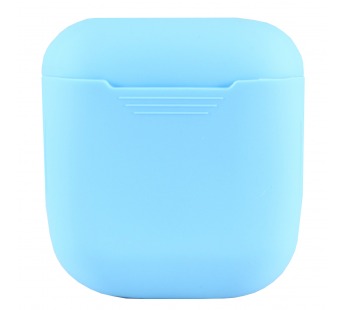 Чехол - силиконовый, тонкий для кейса Apple AirPods/AirPods 2 (light blue)#405941