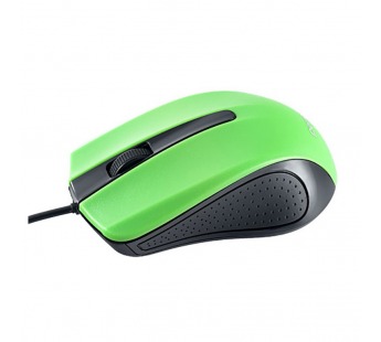 Мышь Perfeo оптическая "RAINBOW", 3 кн, USB, 1,8м, чёрн-зел#2080481