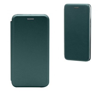                                 Чехол-книжка Huawei Honor 9A BF модельный силиконовый с кожаной вставкой зеленый#442681