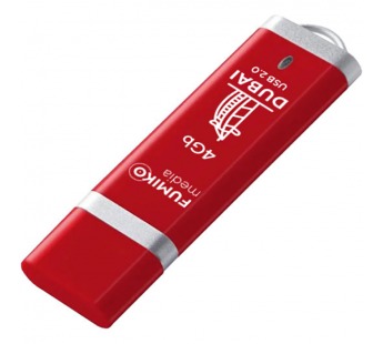                     4GB накопитель FUMIKO Dubai красный#396329