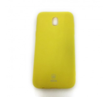 Чехол Samsung  J530 Siberia MIX желтый Soft touch#2078974