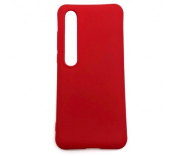 Чехол Xiaomi Mi 10/10 Pro (2020) Силикон Slim полоса Красный#413165