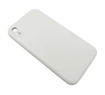 Чехол iPhone XR Microfiber Белый#2079852