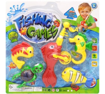 Игра "Рыбалка" 388A-3 на листе, шт#406772