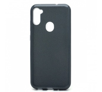 Чехол-накладка Fashion с блестками для Samsung Galaxy A11/M11 черный#397695