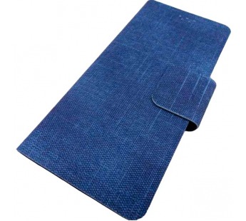                             Универсальный чехол-книжка "Maverick" Slimcase, упаковка пластик, 4,8-5,0", M, джинсовый, синий#1814688