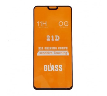Защитное стекло Huawei Y9/Nova 6 (2019) (Full Glue) тех упаковка Черное#1655380