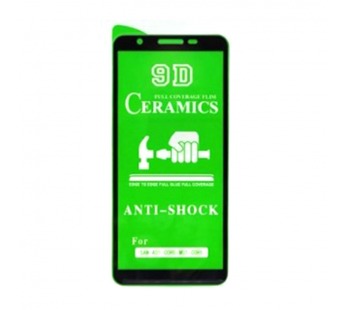 Защитное стекло-плёнка Samsung A01 Core Черное#2069852