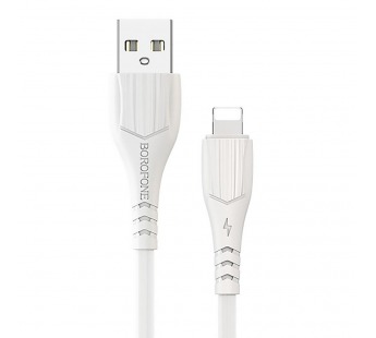 Кабель USB - Apple lightning Borofone BX37 Wieldy (white)#1974284
