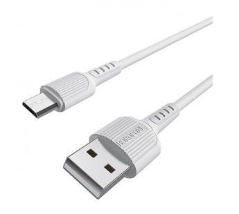 Кабель USB - micro USB Borofone BX16 Easy (white)#397664