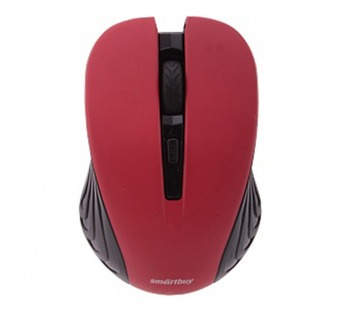 Мышь беспроводная Smart Buy ONE 340AG, бордовая (1/40)#2139437