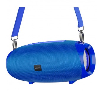 Колонка беспроводная BOROFONE BR12,(AUX/TF/FM/USB) цвет синий#399762